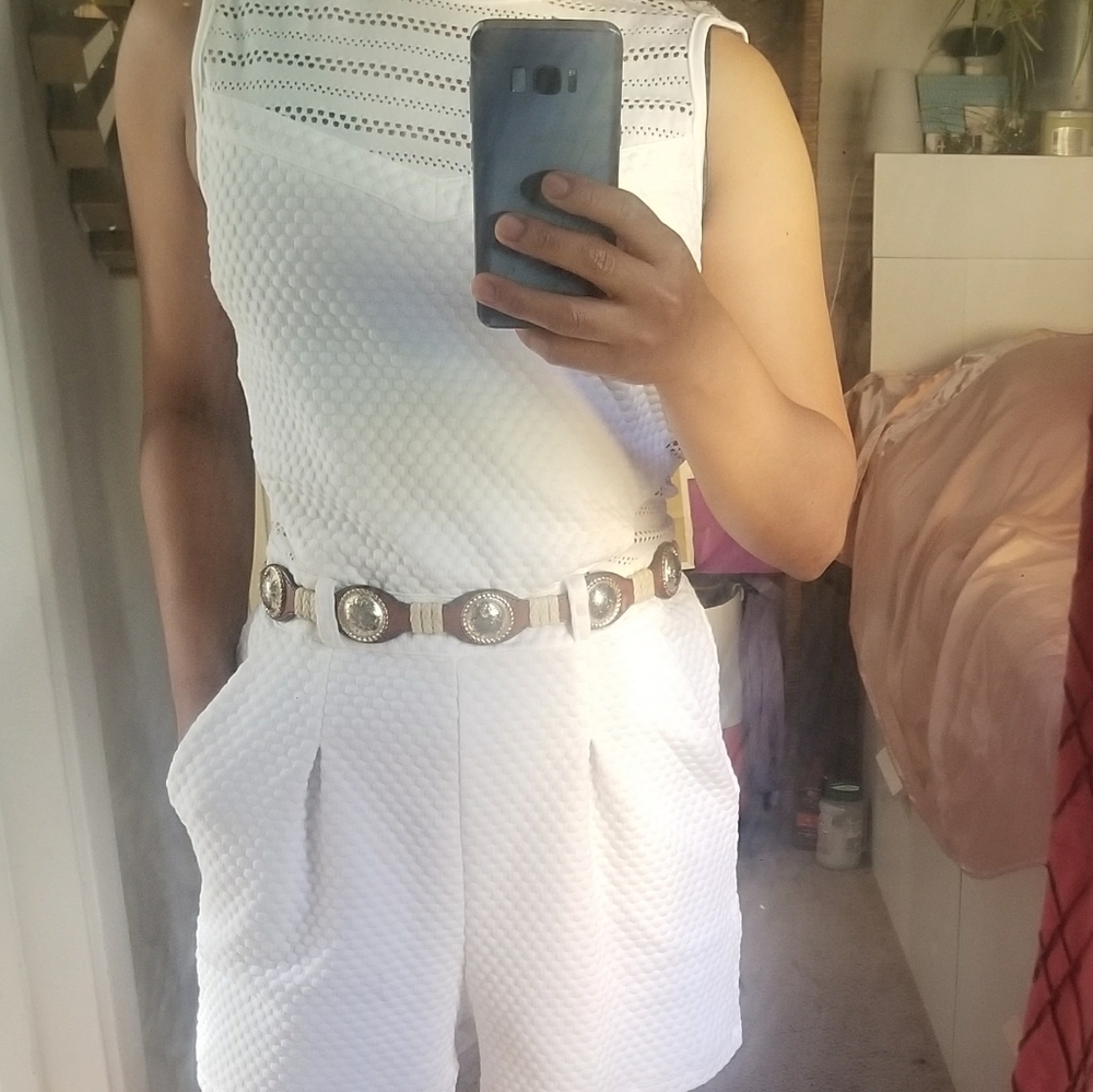 Marilyn Monroe white romper M
